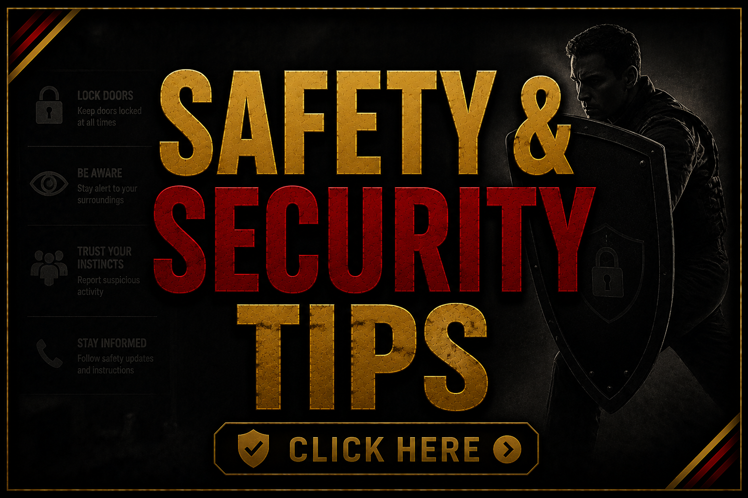 safety and security tips